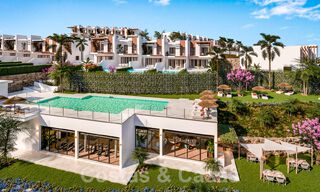 Nieuwbouwproject bestaande uit rijwoningen te koop, op een steenworp van de Golf Club in Mijas Costa, Costa del Sol 61200 