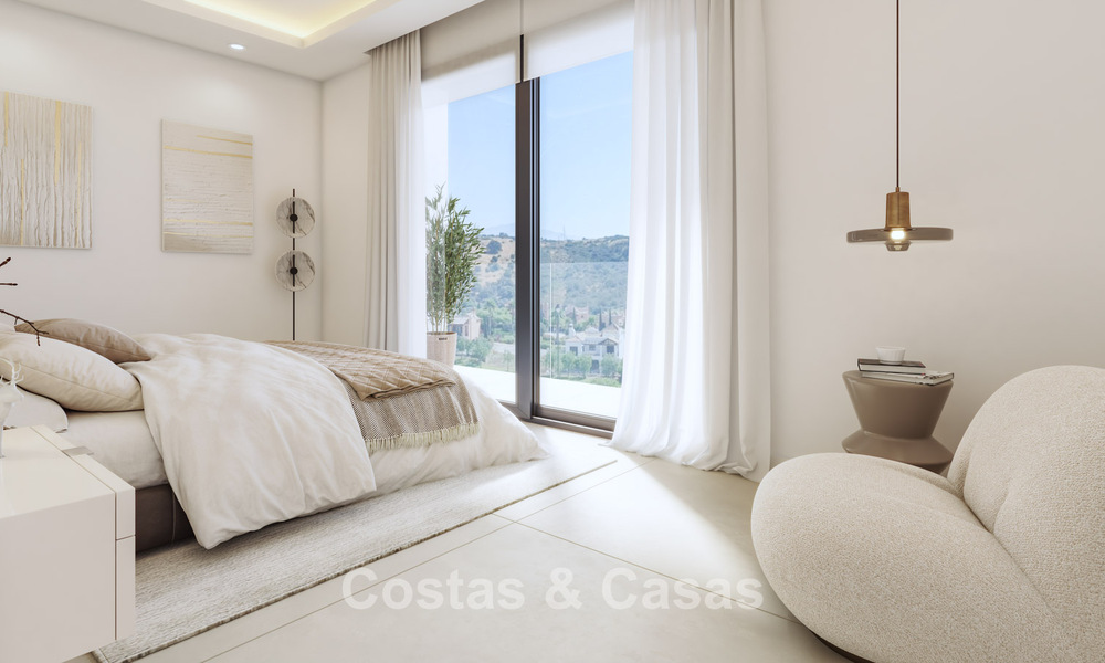 Nieuwbouwproject van 10 boutique woningen te koop met prachtig golf- en zeezicht en privézwembad ten westen van Estepona’s centrum 56279