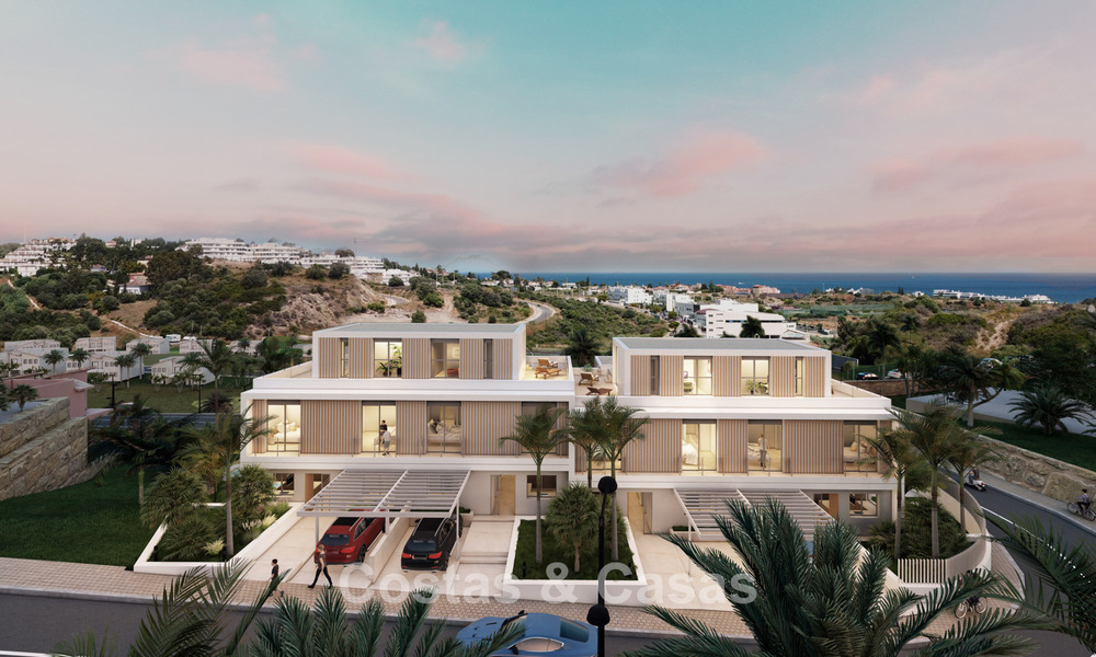 Nieuwbouwproject van 10 boutique woningen te koop met prachtig golf- en zeezicht en privézwembad ten westen van Estepona’s centrum 56281