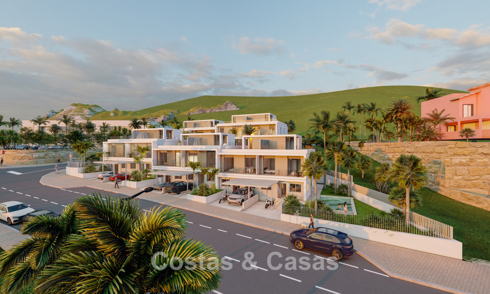 Nieuwbouwproject van 10 boutique woningen te koop met prachtig golf- en zeezicht en privézwembad ten westen van Estepona’s centrum 56287