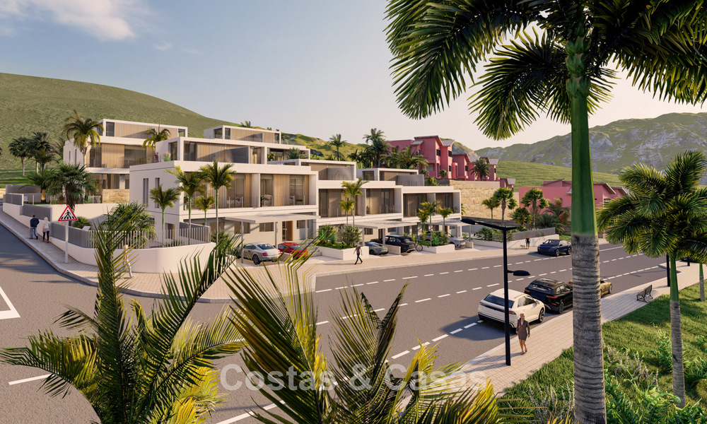 Nieuwbouwproject van 10 boutique woningen te koop met prachtig golf- en zeezicht en privézwembad ten westen van Estepona’s centrum 56288