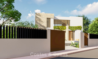 Energie efficiënte luxevilla op plan te koop met panoramisch uitzicht op zee in Mijas, Costa del Sol 56247 