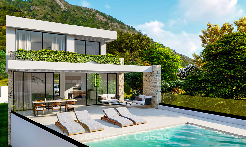 Duurzame luxe villa te koop met prachtig zeezicht in Mijas, Costa del Sol 56258