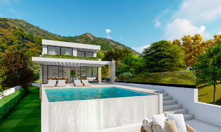 Duurzame luxe villa te koop met prachtig zeezicht in Mijas, Costa del Sol 56261 