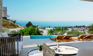Duurzame luxe villa te koop met prachtig zeezicht in Mijas, Costa del Sol 56263 