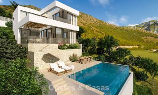Luxe villa te koop met prachtig weids uitzicht op zee in Mijas, Costa del Sol 56270 