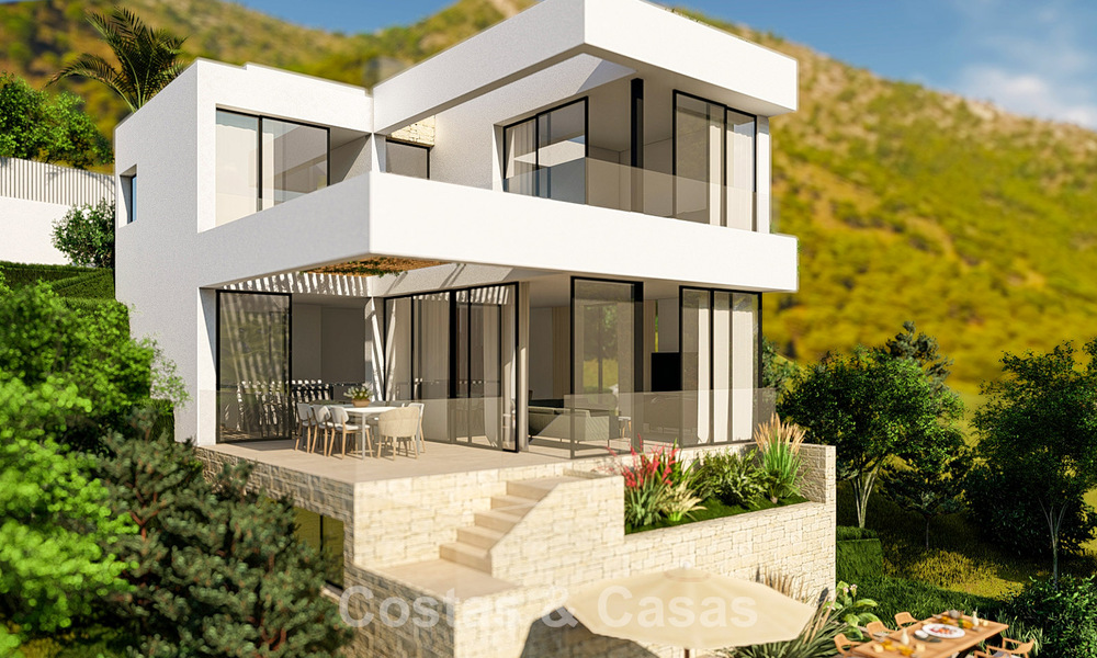 Luxe villa te koop met prachtig weids uitzicht op zee in Mijas, Costa del Sol 56272