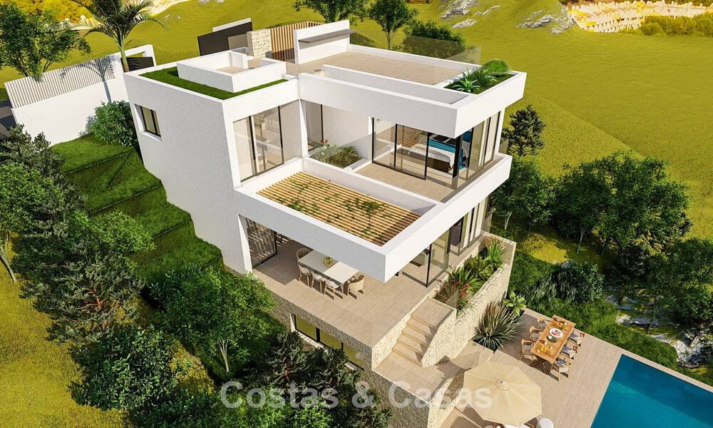 Luxe villa te koop met prachtig weids uitzicht op zee in Mijas, Costa del Sol 56273