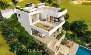 Luxe villa te koop met prachtig weids uitzicht op zee in Mijas, Costa del Sol 56273 