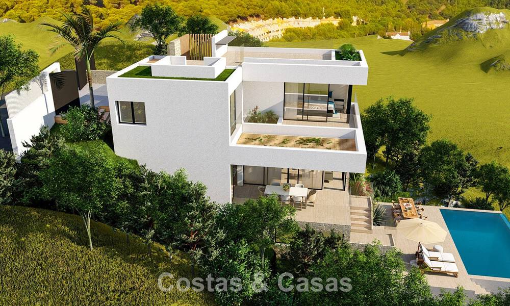 Luxe villa te koop met prachtig weids uitzicht op zee in Mijas, Costa del Sol 56275