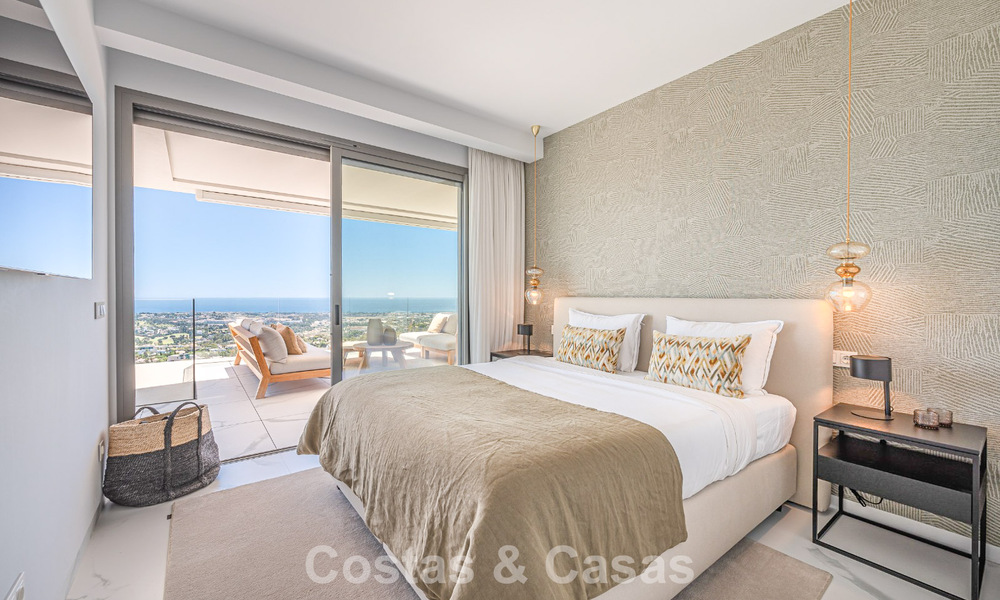 Geavanceerd appartement te koop met fenomenaal uitzicht, in een exclusief complex in Marbella - Benahavis 58189