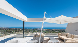 Eersteklas penthouse te koop met privézwembad en panoramisch zeezicht in de heuvels van Marbella - Benahavis 58449 