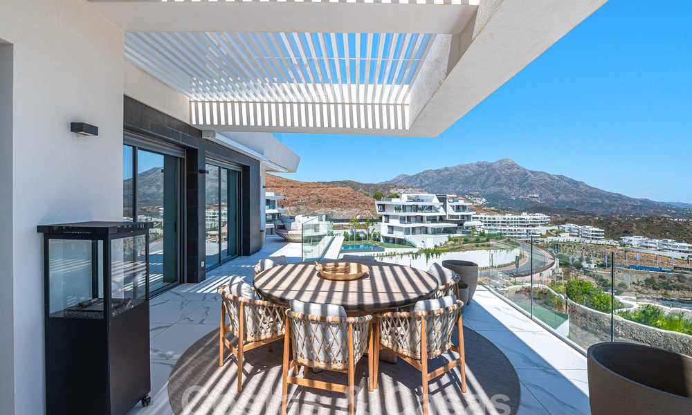 Eersteklas penthouse te koop met privézwembad en panoramisch zeezicht in de heuvels van Marbella - Benahavis 58465