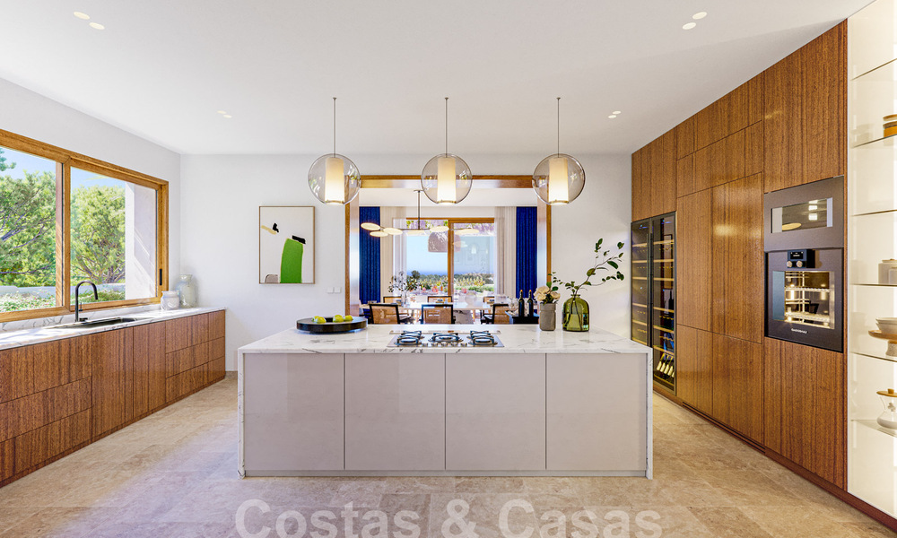 Luxueuze, moderne, nieuwbouwvilla te koop op een geprivilegieerde locatie in een vijf-sterren golfresort aan de Costa del Sol 57731