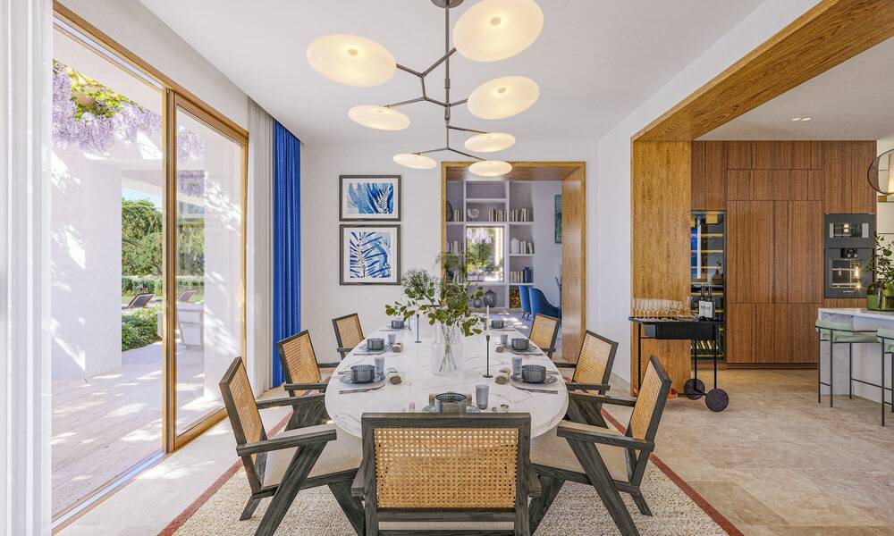 Luxueuze, moderne, nieuwbouwvilla te koop op een geprivilegieerde locatie in een vijf-sterren golfresort aan de Costa del Sol 57734