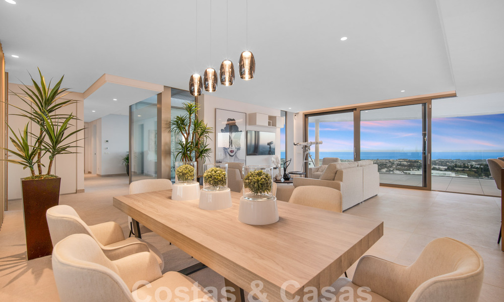 Eersteklas, luxe appartement te koop met schitterend uitzicht op zee, golf en berglandschap in Marbella - Benahavis 58423