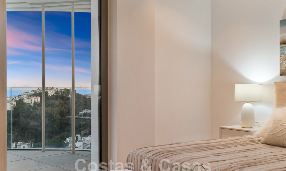 Eersteklas, luxe appartement te koop met schitterend uitzicht op zee, golf en berglandschap in Marbella - Benahavis 58434
