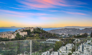 Eersteklas, luxe appartement te koop met schitterend uitzicht op zee, golf en berglandschap in Marbella - Benahavis 58438 