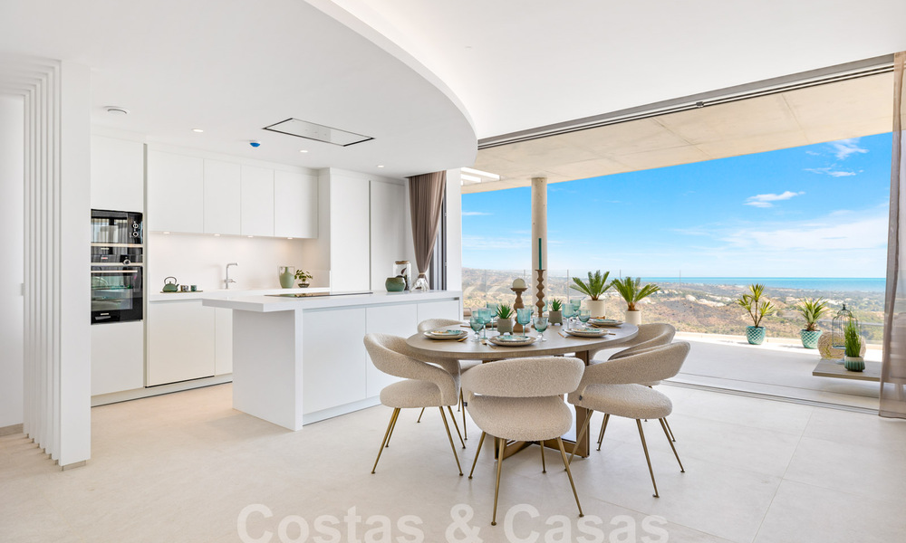 Gloednieuw, modernistisch penthouse te koop, in een exclusief golfresort in de heuvels van Marbella - Benahavis 58381