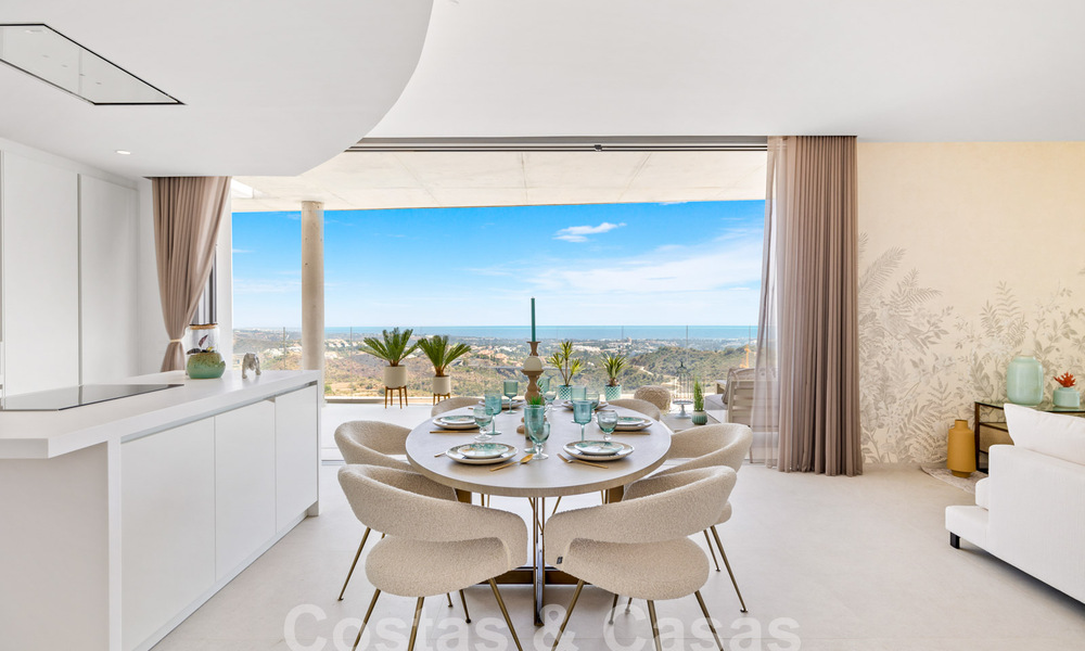 Gloednieuw, modernistisch penthouse te koop, in een exclusief golfresort in de heuvels van Marbella - Benahavis 58382