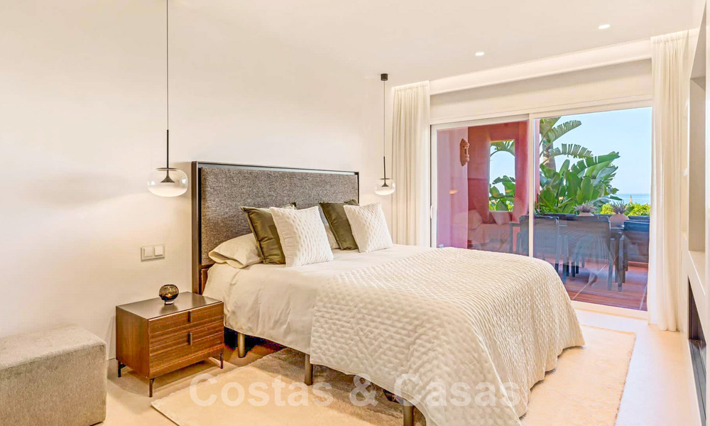 Tuinappartement te koop met open zeezicht in een iconisch strandcomplex op de New Golden Mile tussen San Pedro en Estepona 57941