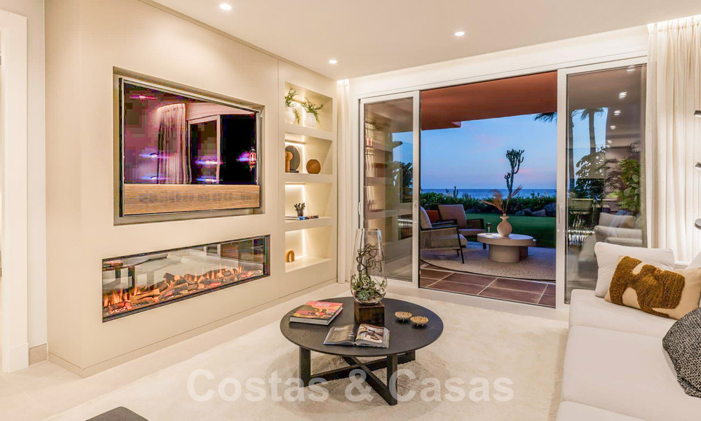 Tuinappartement te koop met open zeezicht in een iconisch strandcomplex op de New Golden Mile tussen San Pedro en Estepona 57952