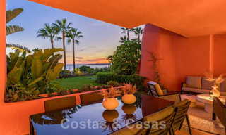 Tuinappartement te koop met open zeezicht in een iconisch strandcomplex op de New Golden Mile tussen San Pedro en Estepona 57957 