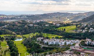 Penthouse te koop met panoramisch zeezicht in de heuvels van Marbella - Benahavis 58007 