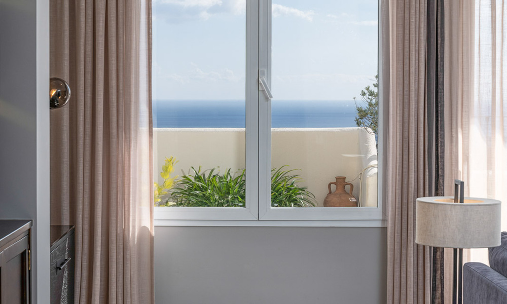 Penthouse te koop met panoramisch zeezicht in de heuvels van Marbella - Benahavis 58018