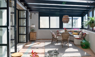 Penthouse te koop met panoramisch zeezicht in de heuvels van Marbella - Benahavis 58030 