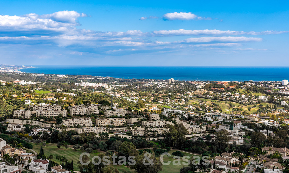 Penthouse te koop met panoramisch zeezicht in de heuvels van Marbella - Benahavis 58039