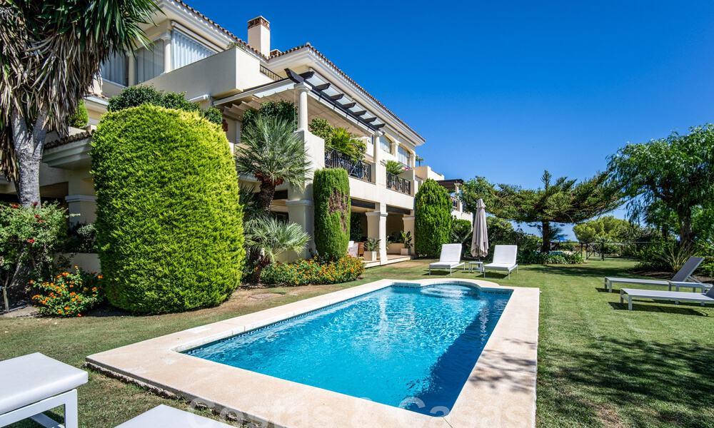 Luxe tuinappartement te koop met privézwembad in een hoogstaand complex in Nueva Andalucia, Marbella 58053