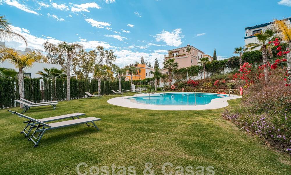 Modern tuinappartement te koop met 3 slaapkamers in een gated complex op de Golden Mile van Marbella 58576