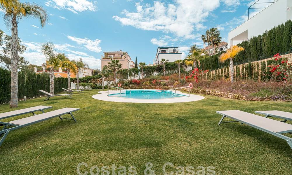 Modern tuinappartement te koop met 3 slaapkamers in een gated complex op de Golden Mile van Marbella 58577