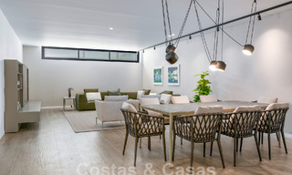 Modernistische luxevilla te koop op een steenworp van het strand en alle voorzieningen met zeezicht in San Pedro, Marbella 58657 