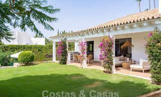 Andalusische luxevilla met een tijdloze charme te koop op eerstelijns golf in Benahavis - Marbella 58866 