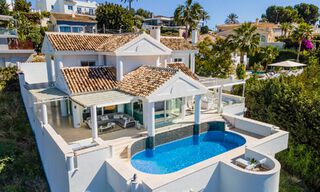 Mediterrane luxevilla met panoramisch zeezicht te koop in Nueva Andalucia’s golfvallei in Marbella 59140 