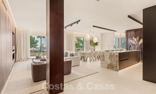 Ruim luxe appartement te koop met panoramisch zeezicht in een gated urbanisatie op de Golden Mile, Marbella 59817 