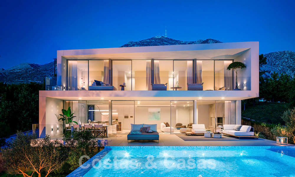 Nieuw op de markt! Architectonische luxe nieuwbouwvilla’s te koop in een luxeresort in Fuengirola, Costa del Sol 59151