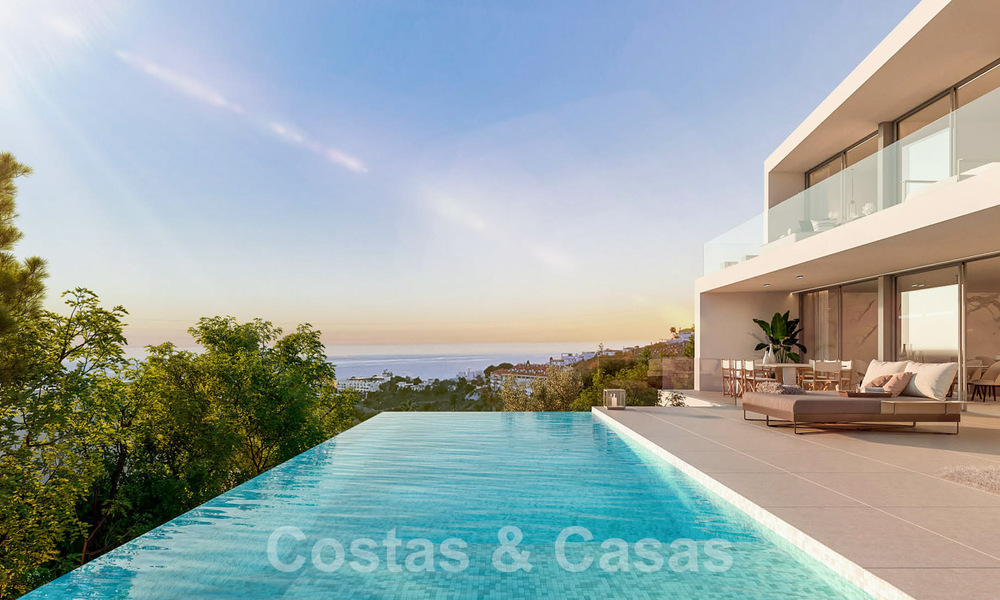 Architectonische luxe nieuwbouwvilla’s te koop in een luxeresort in Fuengirola, Costa del Sol 59154