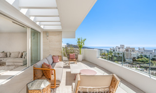 Avant-garde penthouse te koop met 180° panoramisch uitzicht, in de heuvels van Marbella 59427 