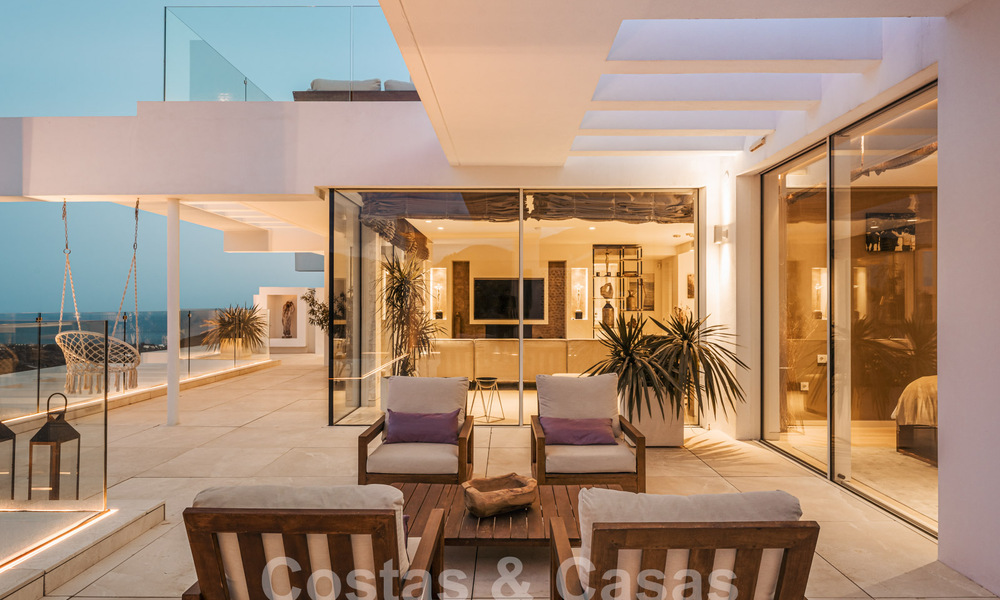 Contemporain luxe penthouse met magisch zeezicht te koop op korte rijafstand van Marbella centrum 59438
