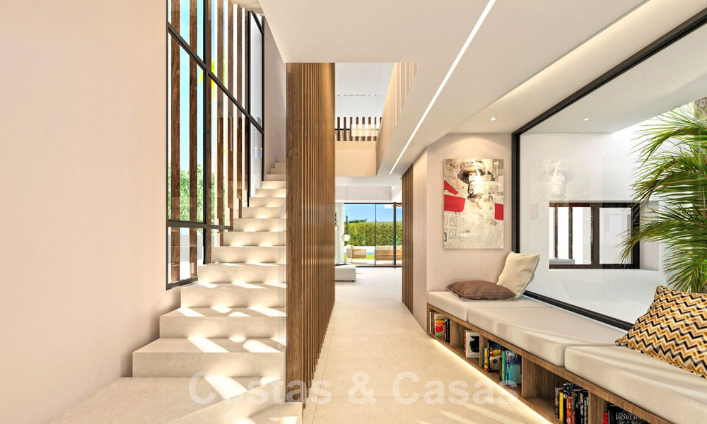 Nieuw project met 5 geavanceerde luxevilla’s te koop op enkele stappen van het strand vlak bij Puerto Banus, Marbella 59373