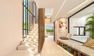 Nieuw project met 5 geavanceerde luxevilla’s te koop op enkele stappen van het strand vlak bij Puerto Banus, Marbella 59373 