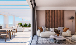 Moderne frontlinie golf appartementen met zeezicht te koop in Mijas - Costa del Sol 59477 