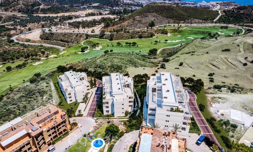 Moderne frontlinie golf appartementen met zeezicht te koop in Mijas - Costa del Sol 59489