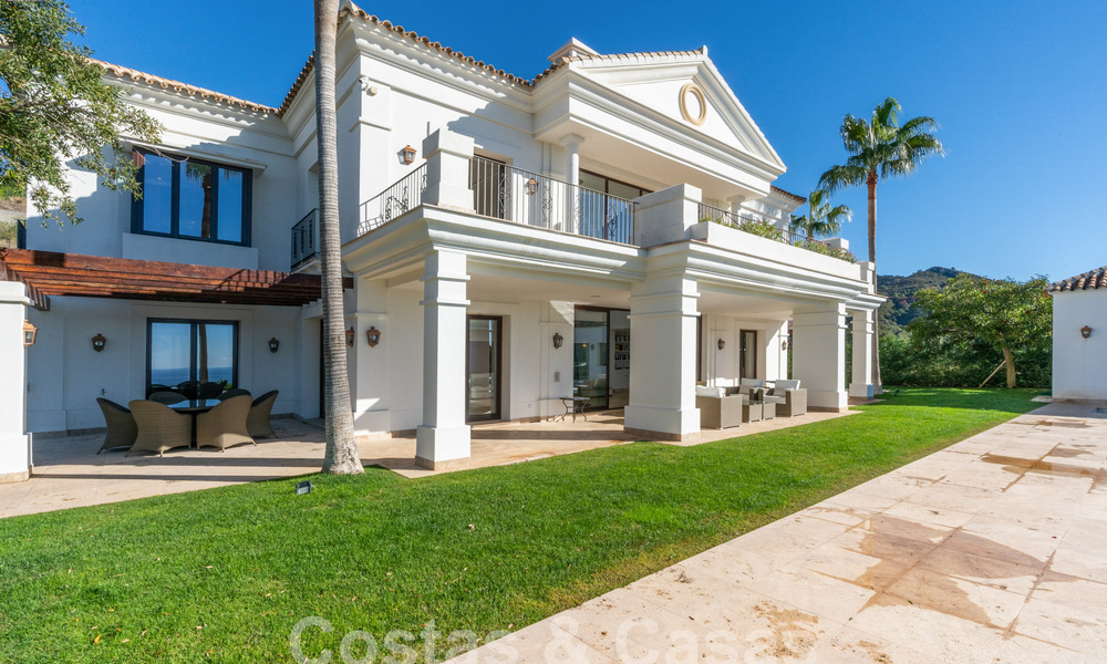 Statige luxevilla in Mediterrane stijl te koop met schitterend panoramisch zeezicht in Marbella - Benahavis 59882