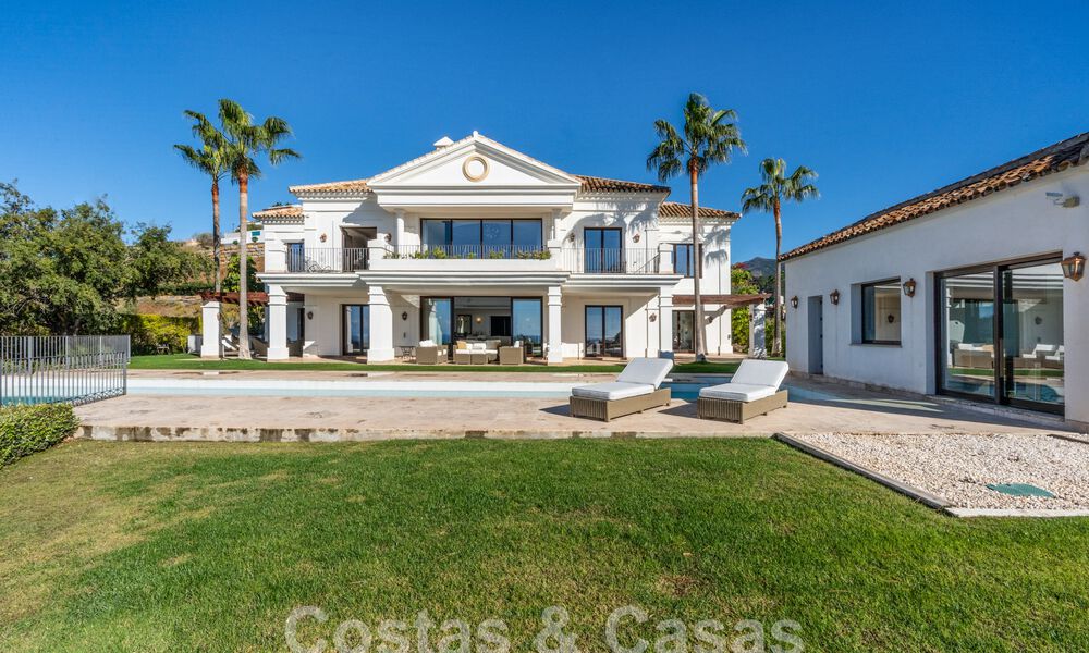 Statige luxevilla in Mediterrane stijl te koop met schitterend panoramisch zeezicht in Marbella - Benahavis 59885