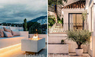 Karaktervolle, gerenoveerde luxevilla met zeezicht in een gated community te koop in Nueva Andalucia, Marbella 60031 