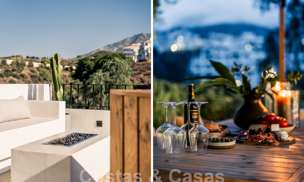 Karaktervolle, gerenoveerde luxevilla met zeezicht in een gated community te koop in Nueva Andalucia, Marbella 60035